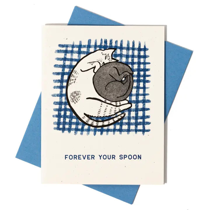 Forever Your Spoon Risograph Card