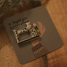 Load image into Gallery viewer, Sewing Machine Enamel Pin
