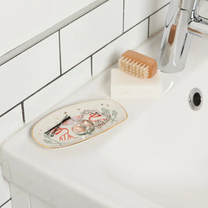 Far + Away Ceramic Trinket Tray