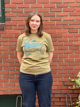 Load image into Gallery viewer, KCK Hawk Unisex Tee- Faded Army
