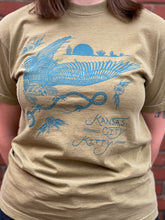 Load image into Gallery viewer, KCK Hawk Unisex Tee- Faded Army
