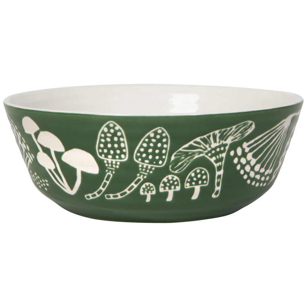 Wildgrove Green Imprint Bowl