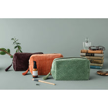 Load image into Gallery viewer, Jade Quilted Cosmetic Bag
