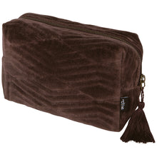 Load image into Gallery viewer, Fig Quilted Cosmetic Bag
