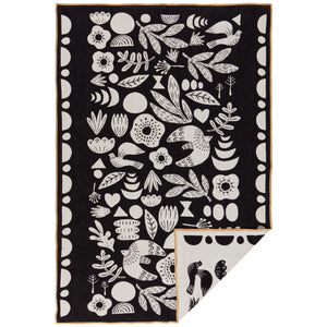 Myth Black & White Double Cloth Dishtowel