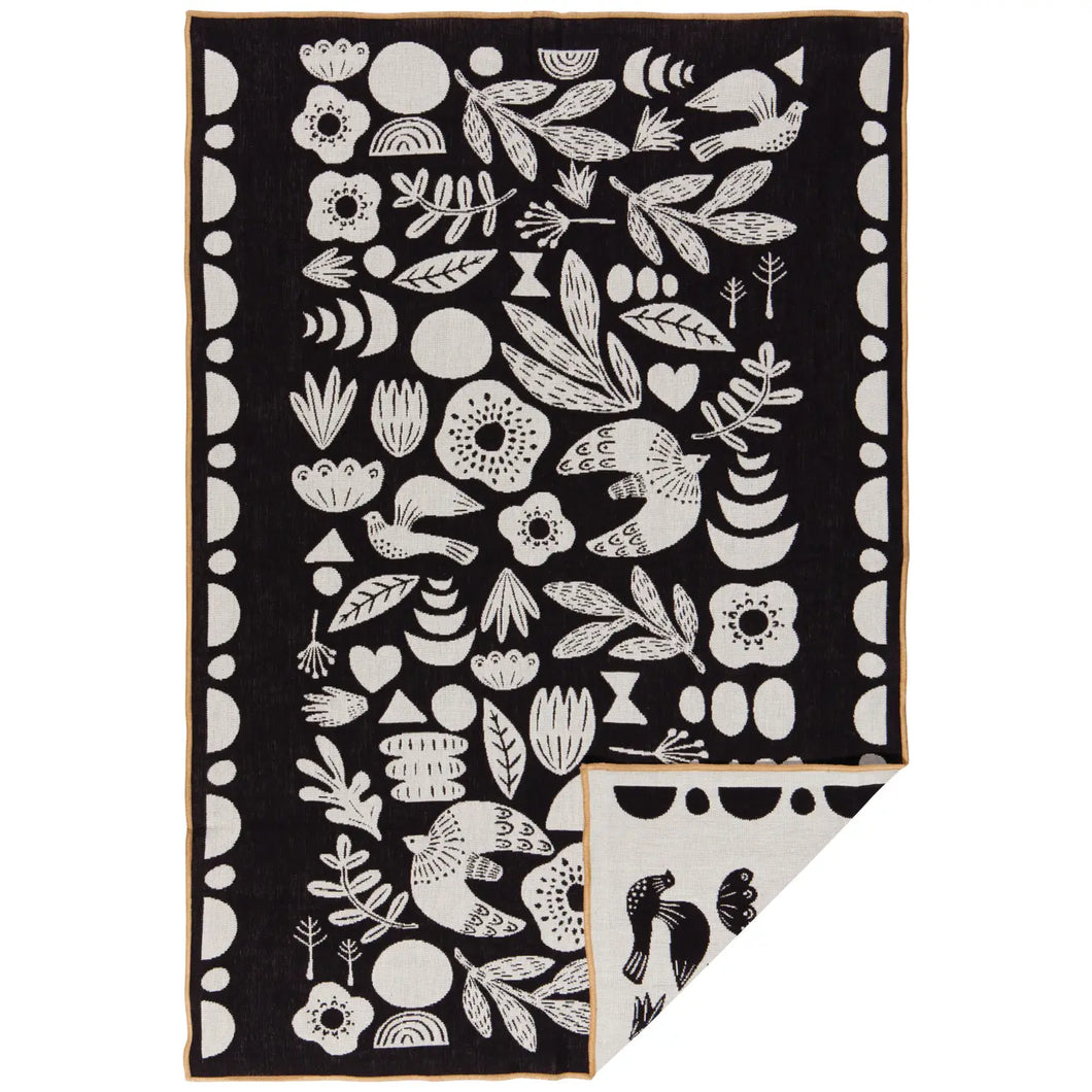 Myth Black & White Double Cloth Dishtowel