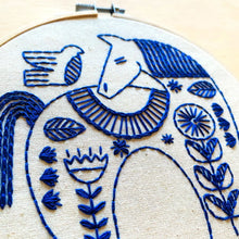 Load image into Gallery viewer, Hygge Horse Complete Embroidery Kit
