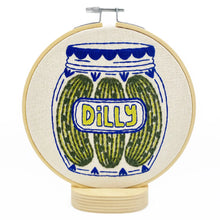 Load image into Gallery viewer, Dilly Pickles Complete Embroidery Kit
