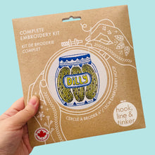 Load image into Gallery viewer, Dilly Pickles Complete Embroidery Kit
