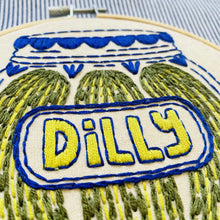 Load image into Gallery viewer, Dilly Pickles Complete Embroidery Kit
