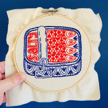 Load image into Gallery viewer, Sardines Complete Embroidery Kit
