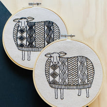 Load image into Gallery viewer, Sheep Complete Embroidery Kit
