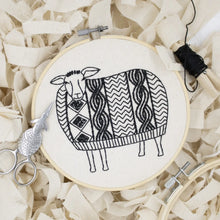 Load image into Gallery viewer, Sheep Complete Embroidery Kit

