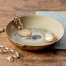 Load image into Gallery viewer, Eye Round Enamel Tray
