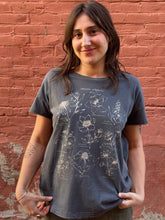 Load image into Gallery viewer, Colorado Wildflower Tee In Charcoal
