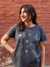 Load image into Gallery viewer, Colorado Wildflower Tee In Charcoal
