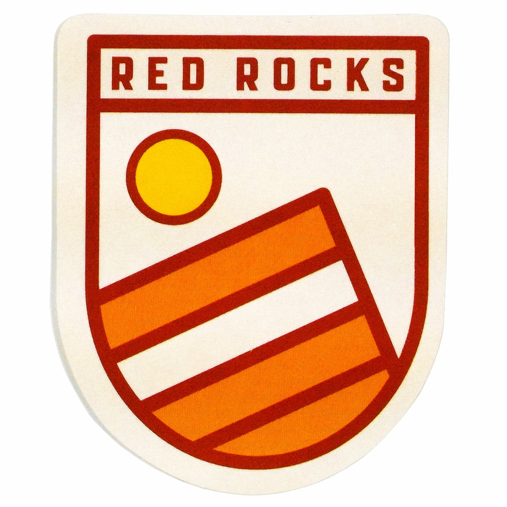 Red Rocks Sticker