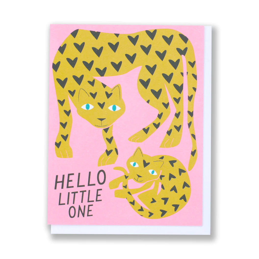 Leopard Baby Card