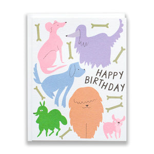 Just Dogs Birthday Card