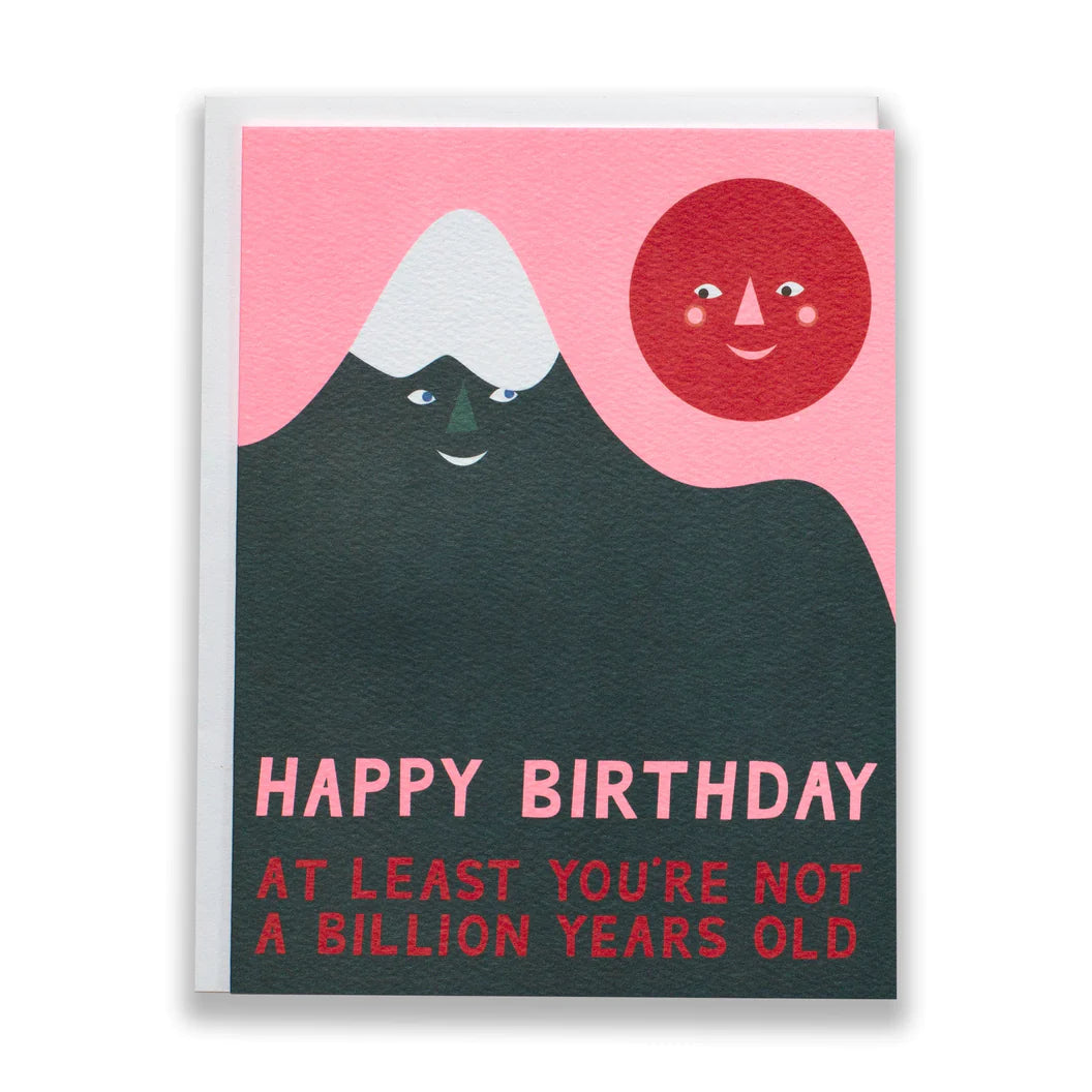 Billion Year Birthday Card