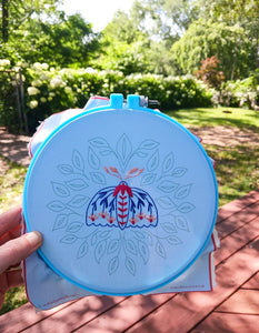 Mystify Moth Embroidery Kit
