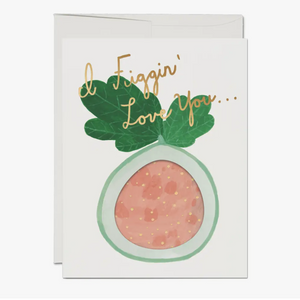Figgin' Love Greeting Card