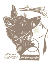 Load image into Gallery viewer, Wolf Lady Sticker - Die Cut
