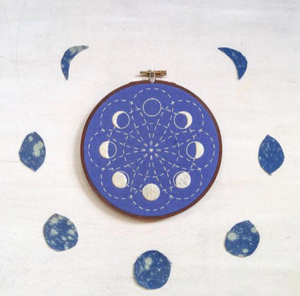 Lunar Blossom Embroidery Kit