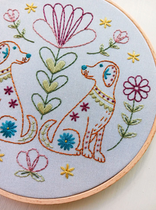 Folk Tails Embroidery Kit