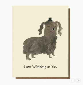 Winking At You Card By Esme