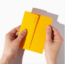 Load image into Gallery viewer, Greetings Pencil Cat Risograph Card
