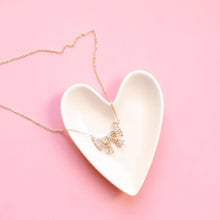 Load image into Gallery viewer, White Heart Trinket Dish
