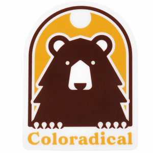 Coloradical Bear Sticker