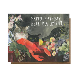 Here Is A Lobster Birthday Card