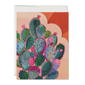 Magnificent Sunset Cactus Card