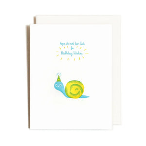 Birthday Snail Card
