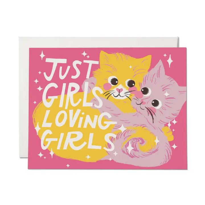 Just Girls Greeting Card
