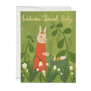Sweet Bunny Baby Greeting Card