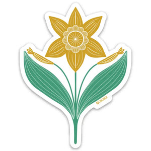 Daffodil Sticker by Gingiber