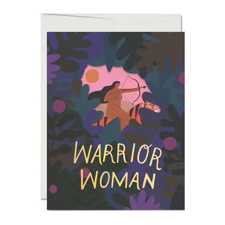 Warrior Woman Greeting Card