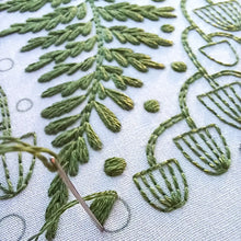 Load image into Gallery viewer, Fern + Friends Embroidery Kit
