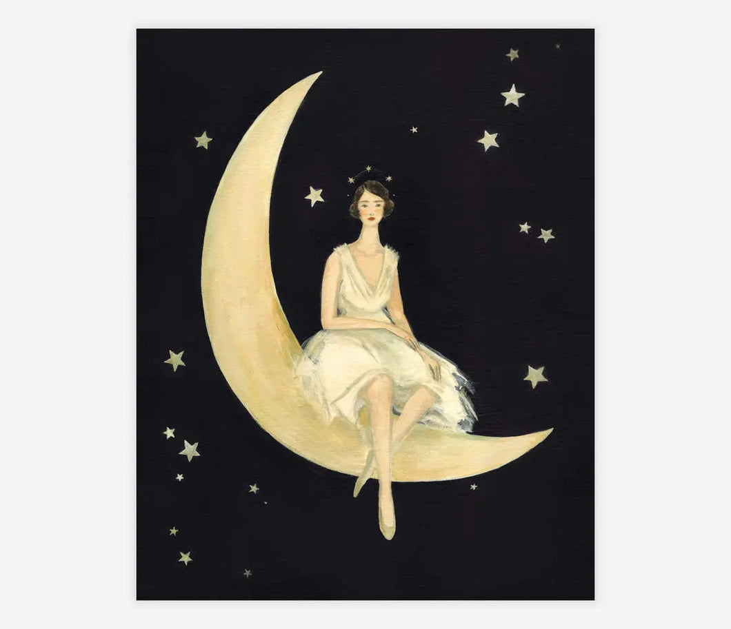 Imaginaries Moon Lady Print