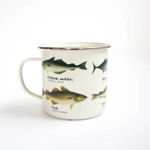 Fish Enamel Mug