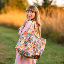 Load image into Gallery viewer, Calico Quilted Tote
