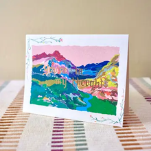 Load image into Gallery viewer, You're In My Thoughts Mountain Scene Card
