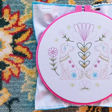 Load image into Gallery viewer, Folk Tails Embroidery Kit
