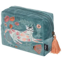 Load image into Gallery viewer, Catbloom Embroidered Pouch
