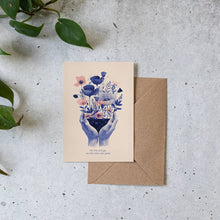 Load image into Gallery viewer, Let the Old Go, So the New Can Grow Greeting Card
