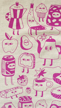 Load image into Gallery viewer, Food Friends Tea Towel By Mckeen
