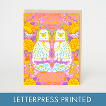 Load image into Gallery viewer, Fabulosity Birthday Dogs Letterpress Greeting Card
